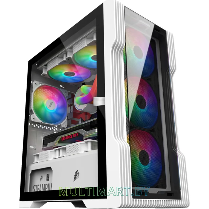 Корпус 1stPlayer Trilobite T3-G ARGB T3-G-WH-4F2-W(AP)
